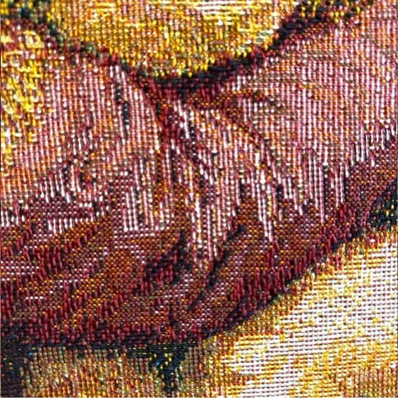 VINTAGE Italian Framed Tapestry – Madonna and Child – 15 1/4” x 14 3/4” - Picture 3 of 10